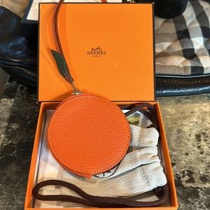Hermes tutti-frutti wristlet coin purse